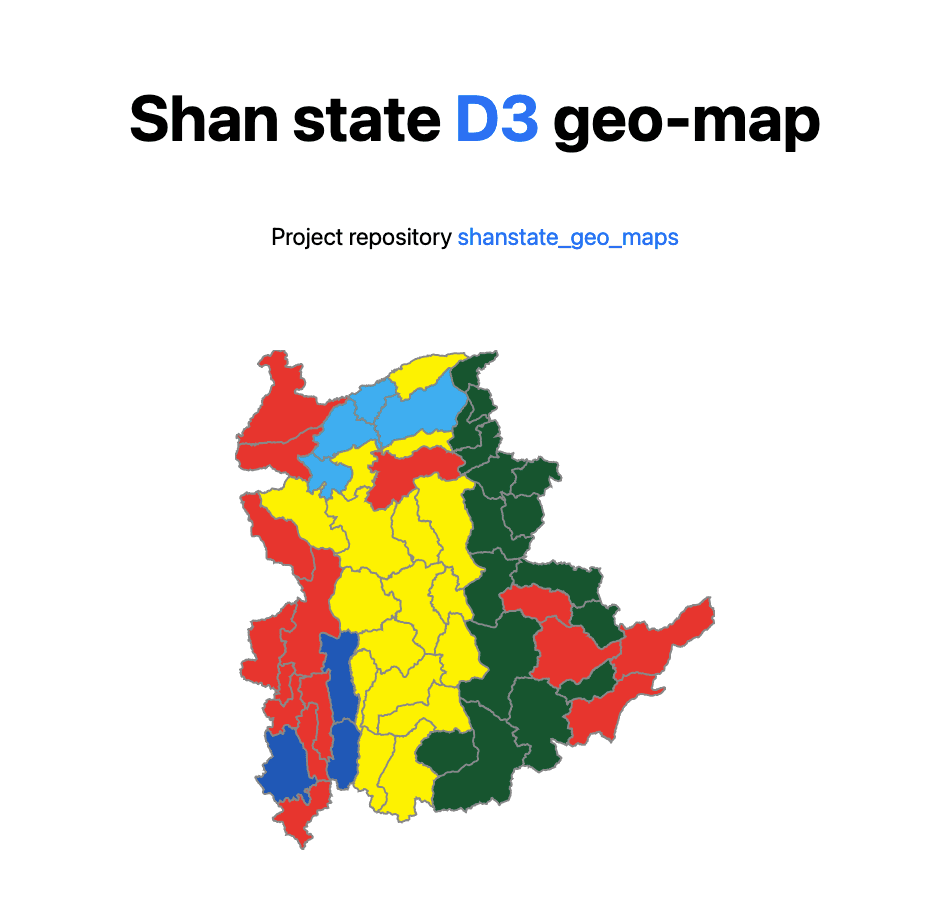 Shanstate geo maps