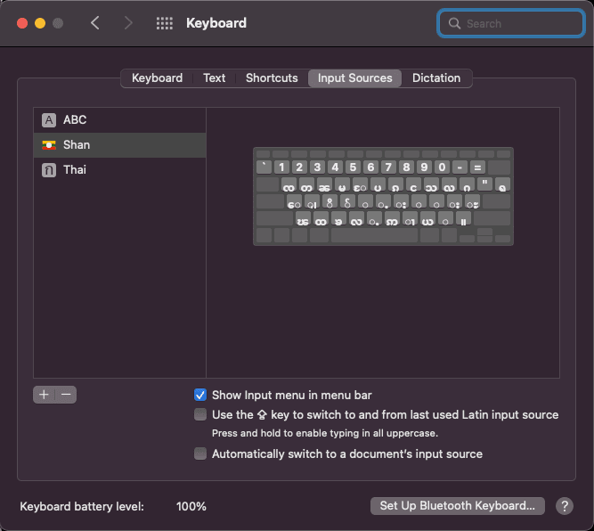 Panglong Keyboard for macOS